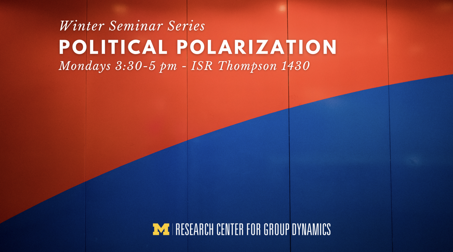 RCGD Winter Seminar Series: Political Polarization